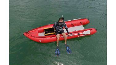 inflatable diving snorkeling boat