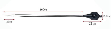 Rudder System with Lever and Cables