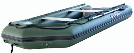 Saturn 11' Extra Wide Inflatable Boat SD330W Green