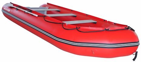 Saturn 13.8' Inflatable Motor Boat SD415R Red