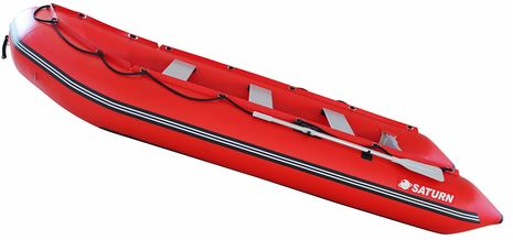 Saturn 13.8' Inflatable Motor Boat SD415R Red