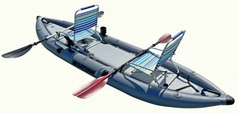Saturn Inflatable Kayak FPK365 with Tandem Configuration with 2 seats