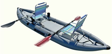 Saturn Inflatable Kayak FPK365 V1 with Tandem Configuration with 2 seats