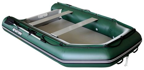 Saturn 11' Extra Wide Inflatable Boat SD330W Green