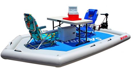 Inflatable Motor Island Platform Dock