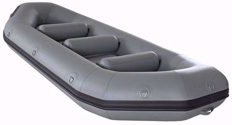 13' River Inflatable Rafts RD385DG dark gray whitewater raft