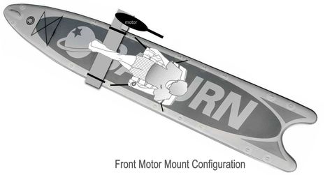 Saturn MotoSUP Kayak Paddle Board MSUP414