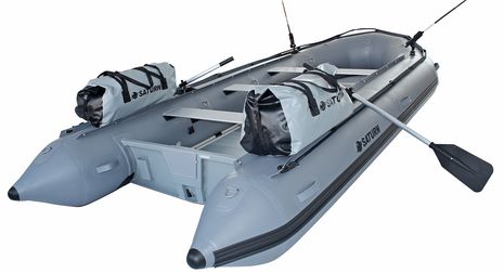Optional rod holders and dry bags