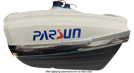 Repaired battery housing