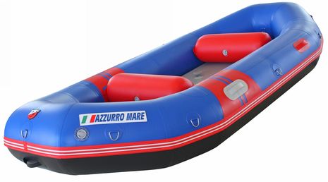 Azzurro Mare Inflatable White Water River Raft - Blue