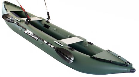 Saturn NEW Inflatable Fishing Kayak FK396N Green