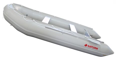 Saturn Gray SD385 Inflatable Boat