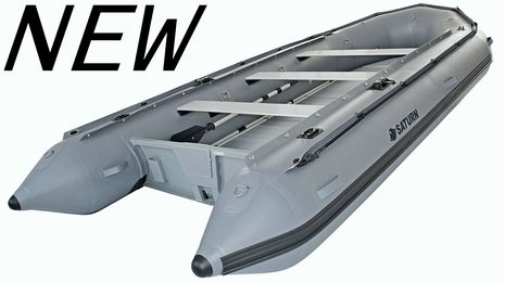 Saturn Inflatable Boat SD488 V2 Pro with Aluminum Transom