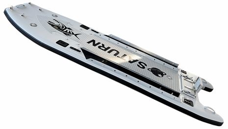 13 ft Xtreme Saturn Extra-Wide Inflatable Fishing Micro Skiff XFSUP380 V2