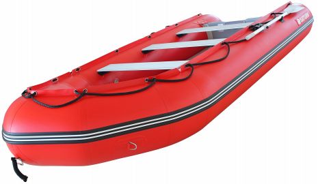 Saturn 13.8' Inflatable Motor Boat SD415R Red