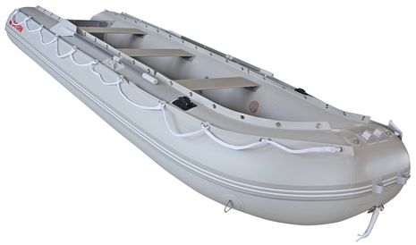 Saturn Heavy Duty Fishing Kayak FKB430 Light Gray