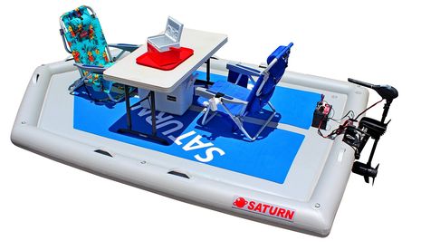 Inflatable Motor Island Platform Dock