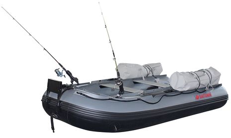 FB300 Dark Gray Fishing Boat with Air Floor.