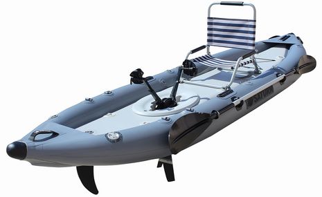 SATURN INFLATABLE FIN PEDAL KAYAK FPK365 V2.0