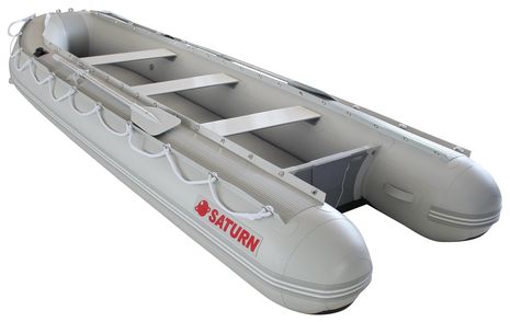 Saturn Heavy Duty Fishing Kayak FKB430 Light Gray