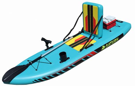 Saturn Portable Inflatable Kayak SOT260 shown with optional accessories