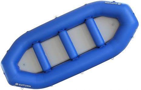 Saturn 13' White Water River Raft RD385B Blue