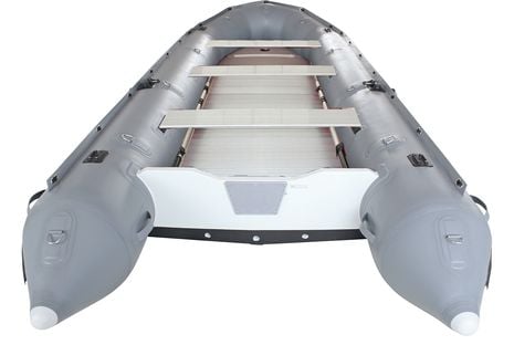 Flat alum transom