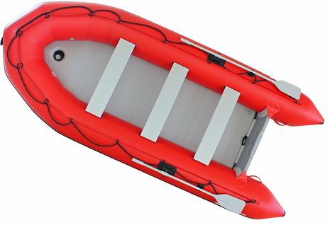 Saturn 13.8' Inflatable Motor Boat SD415R Red