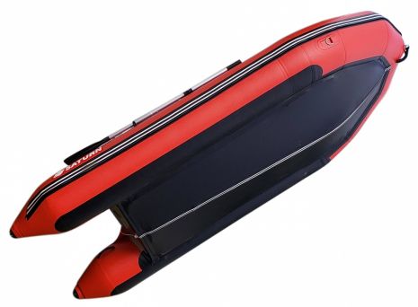 Red Gray SD385 Inflatable Boat