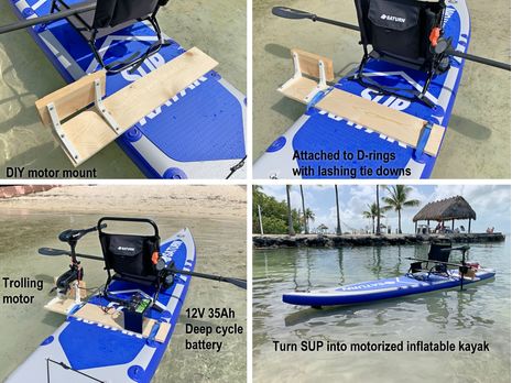 Motorized SUP kayak