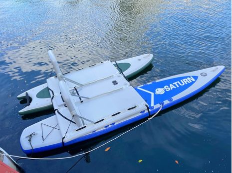 Old Version of Catamaran Platform for 2 x SUPs