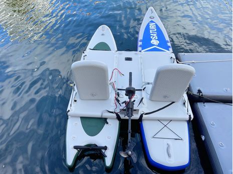 Old Version of Catamaran Platform for 2 x SUPs