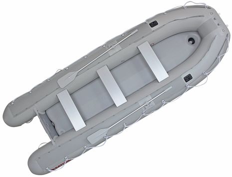 Saturn Heavy Duty Fishing Kayak FKB430 Light Gray