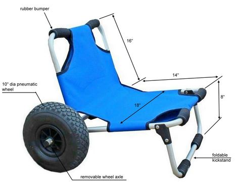 Kayak, SUP, KaBoat Trolley Cart