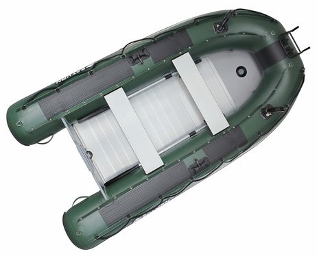 Green Fishing Boat FB300 with aluminum floor