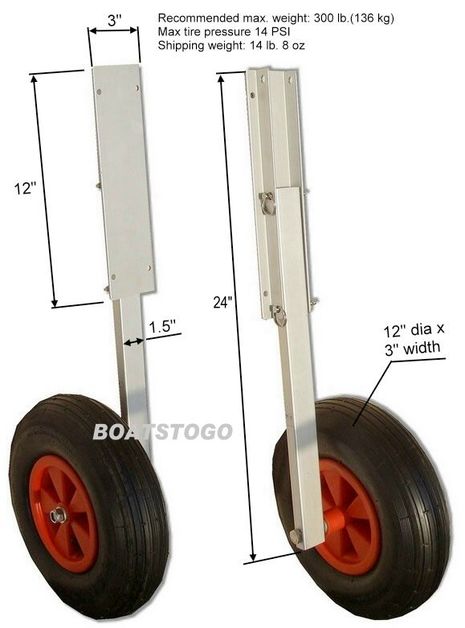 Dinghy Launching Wheels