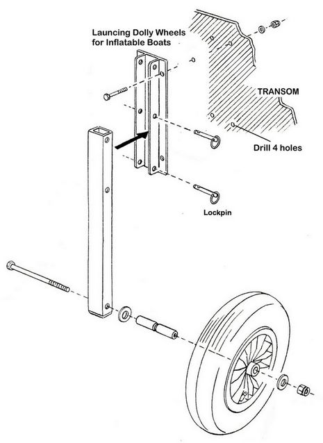 Dinghy Launching Wheels