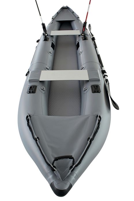 Saturn NEW Inflatable Fishing Kayak FK396DG Dark Gray