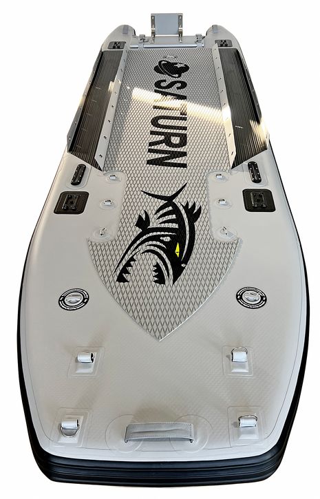 13 ft Xtreme Saturn Extra-Wide Inflatable Fishing Micro Skiff XFSUP380 V2