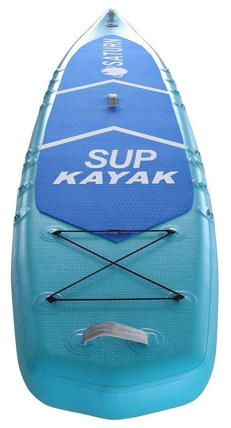 Saturn SUP414 inflatable SUP Kayak Aqua Blue