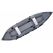 Saturn NEW Inflatable Fishing Kayak FK396DG Dark Gray