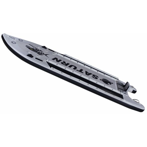 Saturn Extra Wide Inflatable Fishing Motor Board Skiff