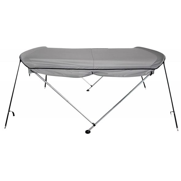 Large Deluxe 2 Bow bimini with removable side panels