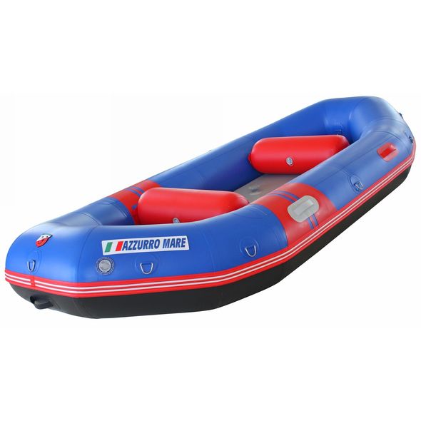 Azzurro Mare Inflatable White Water River Raft - Blue