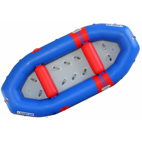 Azzurro Mare Inflatable White Water River Raft - Blue