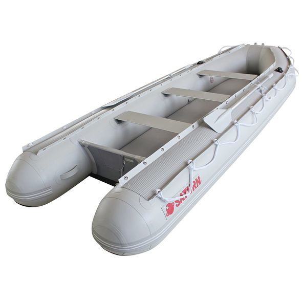 Saturn Heavy Duty Fishing Kayak FKB430 Light Gray