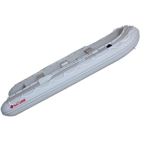 Saturn Heavy Duty Fishing Kayak FKB430 Light Gray