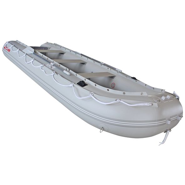 Saturn Heavy Duty Fishing Kayak FKB430 Light Gray