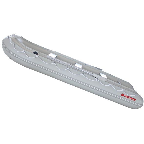 Saturn Heavy Duty Fishing Kayak FKB430 Light Gray