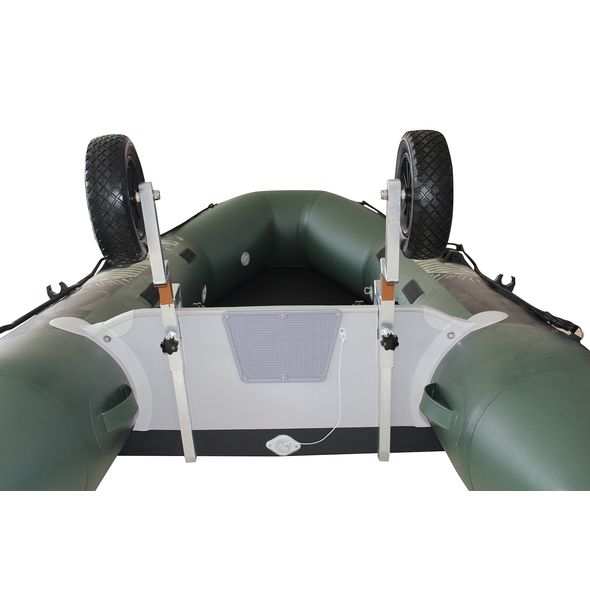 No Drill Wheels for inflatable boat V1